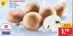 Netto Marken-Discount MARKT TAG Champignon braun Angebot