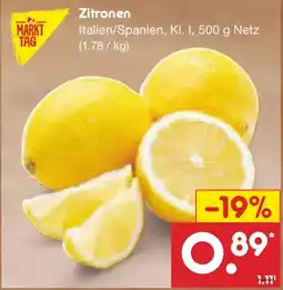 Netto Marken-Discount MARKT TAG Zitronen Angebot