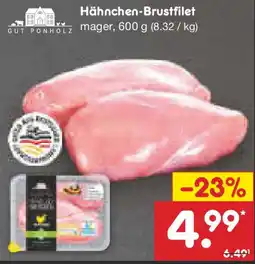 Netto Marken-Discount GUT PONHOLZ Hähnchen-Brustfilet Angebot