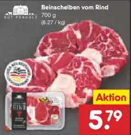 Netto Marken-Discount GUT PONHOLZ Beinscheiben vom Rind Angebot