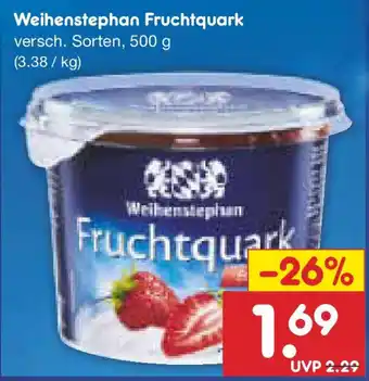 Netto Marken-Discount Weihenstephan Fruchtquark Angebot