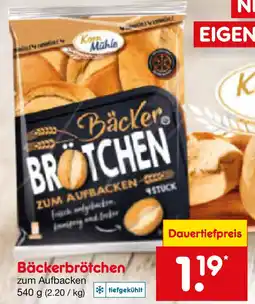 Netto Marken-Discount Bäckerbrötchen Angebot