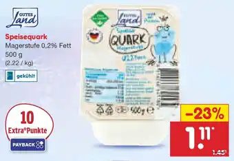 Netto Marken-Discount GUTES Land Speisequark Angebot