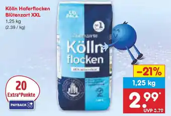 Netto Marken-Discount Kölln Haferflocken Blütenzart XXL Angebot