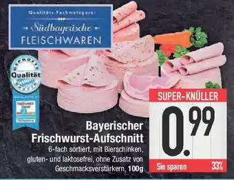 E-Center Bayerischer Frischwurst-Aufschnitt Angebot