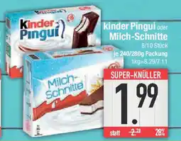 E-Center kinder Pingui oder Milch-Schnitte Angebot