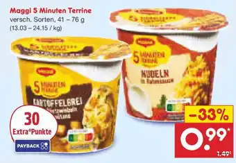 Netto Marken-Discount Maggi 5 Minuten Terrine Angebot