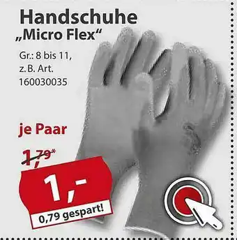 Sonderpreis Baumarkt Handschuhe „micro Flex” Angebot