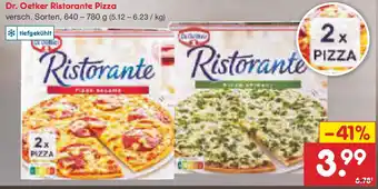 Netto Marken-Discount Dr. Oetker Ristorante Pizza Angebot