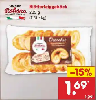 Netto Marken-Discount MONDO Italiano Blätterteiggebäck Angebot