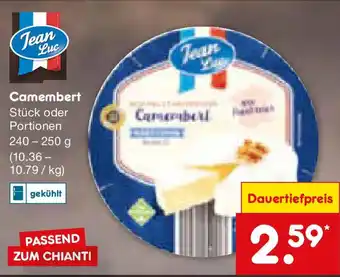 Netto Marken-Discount Jean Luc Camembert Stück Angebot