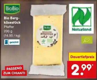 Netto Marken-Discount Bio Berg- käsestück Angebot