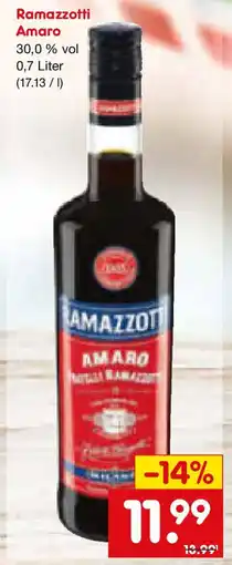 Netto Marken-Discount Ramazzotti Amaro Angebot