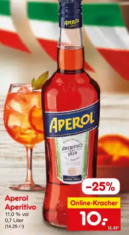 Netto Marken-Discount Aperol Aperitivo Angebot