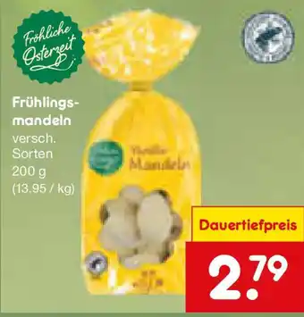 Netto Marken-Discount Fröhliche Osterzeit Frühlings- mandeln Angebot