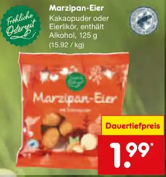 Netto Marken-Discount Fröhliche Osterzeit Marzipan-Eier Angebot