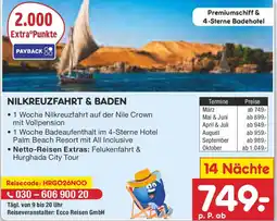 Netto Marken-Discount Nilkreuzfahrt & baden Angebot