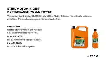 STIHL Stihl Motomix Gibt Kettensägen Volle Power Angebot