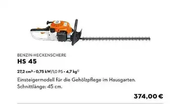 STIHL Benzin-heckenschere Hs45 Angebot