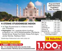 Netto Marken-Discount 4-sterne-studienreise indien Angebot