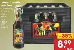 Netto Marken-Discount Leikeim Cola-Mix oder Zero Angebot