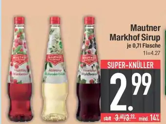 E-Center Mautner Markhof Sirup Angebot