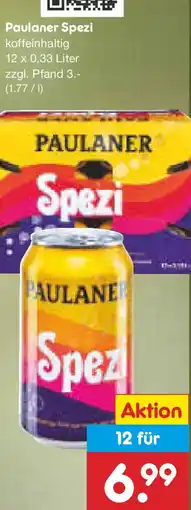 Netto Marken-Discount Paulaner Spezi Angebot