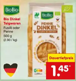 Netto Marken-Discount Bio Dinkel Teigwaren Angebot