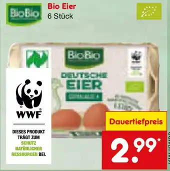 Netto Marken-Discount BloBlo Bio Eier Angebot