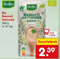 Netto Marken-Discount BloBlo Bio Basmati Naturreis Angebot