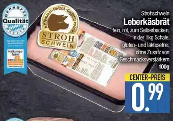 E-Center Strohschwein Leberkäsbrät Angebot