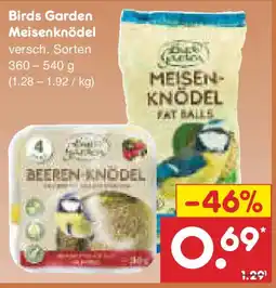 Netto Marken-Discount Birds Garden Meisenknödel Angebot