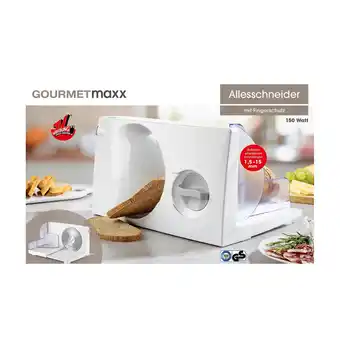 Netto Marken-Discount GOURMETmaxx Allesschneider 150W weiß Angebot