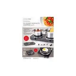 Netto Marken-Discount GOURMETmaxx Einzelkochplatte 1500W schwarz Angebot