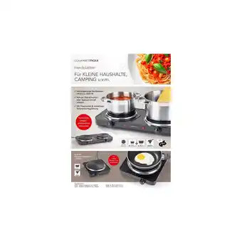 Netto Marken-Discount GOURMETmaxx Einzelkochplatte 1500W schwarz Angebot