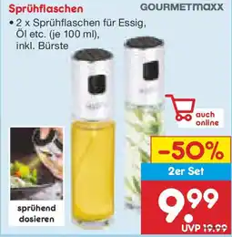 Netto Marken-Discount GOURMETmaxx Sprühflaschen Angebot