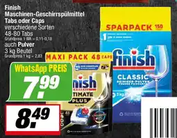 L. STROETMANN GROSSMARKT Finish Maschinen-Geschirrspülmittel Tabs oder Caps auch Pulver Angebot