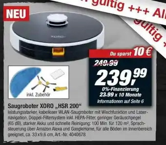 toom Baumarkt Saugroboter Xoro „hsr 200“ Angebot