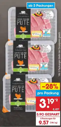 Netto Marken-Discount GUT PONHOLZ Puten-Ministeaks Angebot