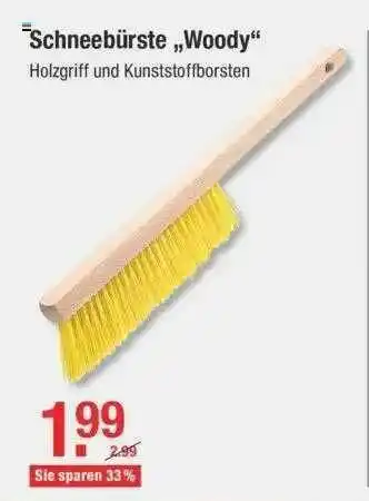 V Baumarkt Schneebürste „woody“ Angebot