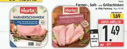 E-Center Herta Farmer-, Saft- oder Grillschinken Angebot