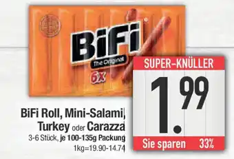 E-Center BiFi Roll, Mini-Salami, Turkey oder Carazza Angebot