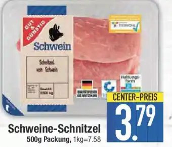 E-Center GUT & GUNSTIG  Schweine-Schnitzel Angebot