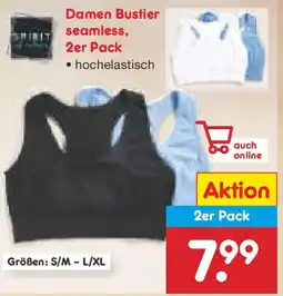 Netto Marken-Discount Damen Bustier seamless, 2er Pack Angebot