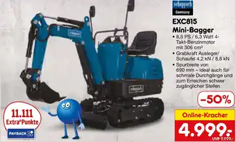 Netto Marken-Discount schappach EXC815 Mini-Bagger Angebot