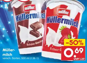 Netto Marken-Discount Müller- milch Angebot