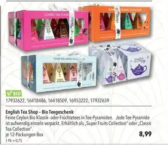 CITTI Markt English Tea Shop-bio Teegeschenk Angebot