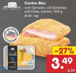 Netto Marken-Discount GUT PONHOLZ Cordon Bleu Angebot