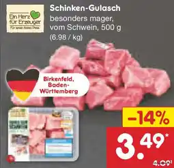 Netto Marken-Discount Ein Herz für Erzeuger Schinken-Gulasch Angebot