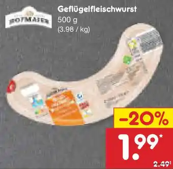 Netto Marken-Discount Geflügelfleischwurst Angebot